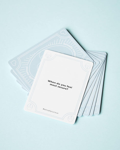 The Original Curiosity Edition - 52 Deep Conversation Cards for Team Building Games, Family Game Night, Couples
