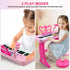 37 3 4 5 6 7 8 Love&Mini Kids Keyboard Toys for Girls - Keys Pianos Toy with Stool and Microphone Pink Electronic