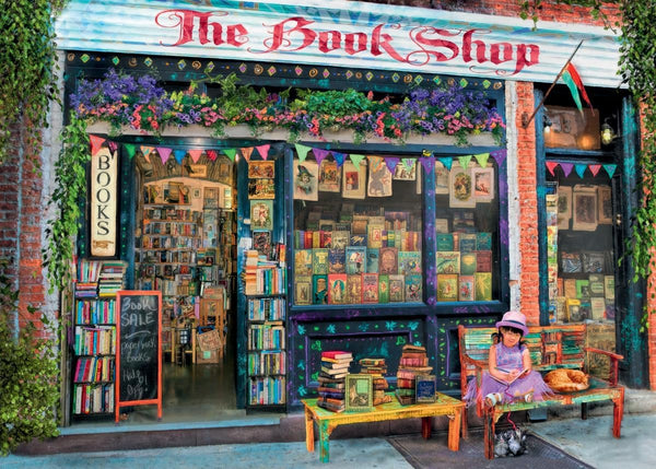 Ravensburger 1000 Piece The Bookshop Jigsaw Puzzle for Adults - 12000670, Handcrafted Tooling, Made in Germany