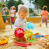 9 Set, Tarpop Pcs Kids Gardening Tools Metal Kids Yard Tools with Sturdy Wooden Handle Safe Children Beach Sandbox Toy