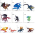 SIENON 5" & 3" Dragon Toy Figures - 10 Pack Assorted Mythical Figurines for Cake Toppers & Party Favors