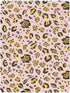 CZXW 52" 28" Leopard Yellow Pink Crib Sheets Fitted x Natural Cotton Soft & Breathable for Baby Crib Mattress