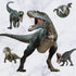 Kiddale T-Rex Giant Wall Stickers, Removable Peel and Stick Dinosaur Wall Decals for Kids, Bedroom, Living Room