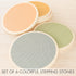 Fun Wooden Stepping Stones for Kids - Safe Non-Slip Obstacle Course and Sensory Toy Set of 6 for Ages 1-4