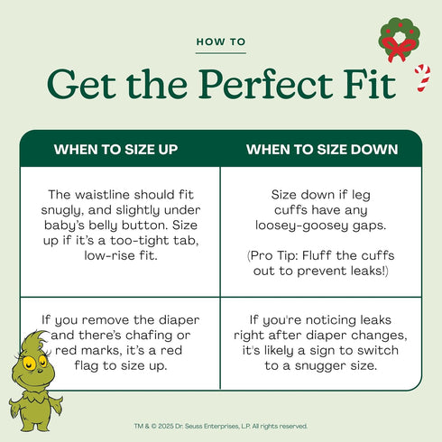 Grinch 1 (8-12 lbs), 82ct Hello Bello Dr. Seuss Baby Premium Diapers, Size Plus Bonus Baby Wipes: Softness & Protection