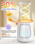 KUMIKIMI 12 1 in Fast Baby Bottle Warmer with Even Heating No Hot Spots, Night Mode, Sterili-zing, Constant Temp Milk