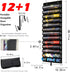 DHRRDE 2 12+1 (12 Playmat Tube for MTG - Portable Hangable Door Organizer with Hooks, Fits for Card Game Storage
