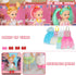 GirlDiary 4-Story 11 4 Set 3 4 5 6 7 8+ Doll House, Dream Dollhouse for Girls Pretend-Play DIY Dollhouse Kit - Rooms