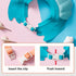 Baby Shower Cap Shield, Visor Hat for Kids, Eye and Ear Protection, Cute Whale Shape, 0-9 Years Old, Blue