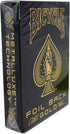 Bicycle Rider Back MetalLuxe Playing Cards, Gold Foil Edition