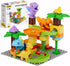 Kid Marble Run Building Blocks - Dinosaur Maze Puzzle Set, Compatible with Major Brands for Ages 3-8, 67PCS