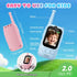 FieGsom 2 Pack 2 Kids Audio/Video Walkie Talkies, Rechargeable Walkie Talkies for Kids with Screen & Camera & Voice