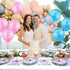 50 Pcs It's a Boy Girl Balloons, 12inch Light Blue Pink Latex Balloons for Baby Shower Birthday Party Decorations