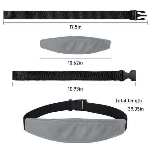 3 Pieces Baby Car Seat Head Support - Head Band Strap Headrest, Sleep Sling Sleep Locator for Infants and Toddlers Cute