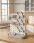 cicike Countertop Baby Bottle Drying Rack with Brush & Soap Organizer, Space Saving Dryer Holder for Breast Pump Parts