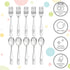 Kids Silverware Stainless Steel Set of 10 Toddler Utensils Forks and Spoons - Dishwasher Safe Kids Flatware Set Children's Safe Cutlery Set