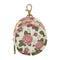PYBUG Rose Round Pacifier Storage Case, Polyester & TPU Lined with Hook Buckle,