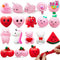 JOYIN 36 Packs Valentines Day Mochi Squishy Toys, Stress Relief Fidget Toy,