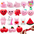JOYIN 36 Packs Valentines Day Mochi Squishy Toys, Stress Relief Fidget Toy,