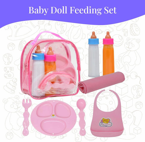 Set The New York Doll Collection Baby Doll Accessories, Doll Magic Bottles & Doll Feeding