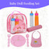 Set The New York Doll Collection Baby Doll Accessories, Doll Magic Bottles & Doll Feeding