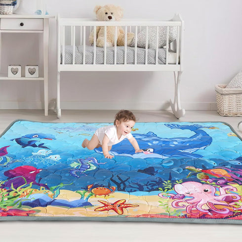 50x50 Baby Mat for Floor, Premium Playpen Mat, Odorless Play Mat, Thicken Soft Padding Foam Play Mat for Baby, Non-Slip