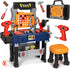 Kids Tool Bench Set with Electric Drill and Chair,Construction Workbench Toys for