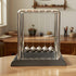 UOUVOSTA Newtons Cradle Balance Pendulum Balls, Swinging Kinetic Balls with Black Base, Science Physics Educational
