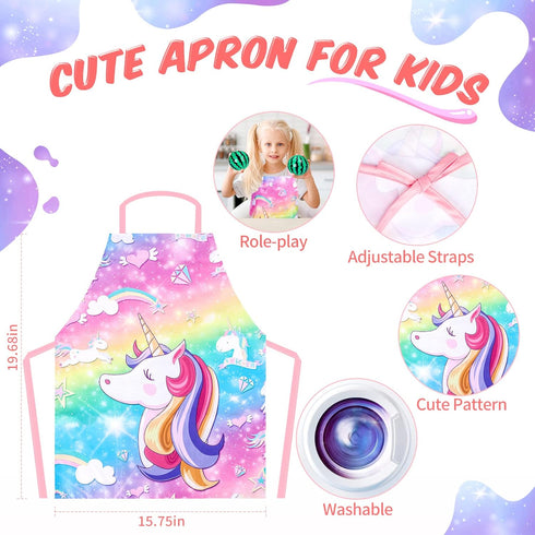 Kids Play Kitchen Accessories Set, Pretend Play Cooking Toys Set, Kitchen Toys Playset for Toddlers with Fake Play Food