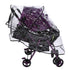 Stroller Rain Cover, 1PC PVC Transparent Universal Waterproof Windproof Weather Cover for Umbrella Strollers