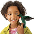 Folkmanis Mini Hummingbird Finger Puppet, Bluegreen, White, Red, Black, 1 EA