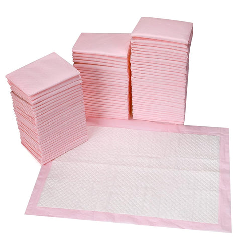 Buyockss Pack 100 13 x18 Disposable Changing Pad Liners of Baby Incontinence Changing Pads Diaper UnderPads Ultra Soft