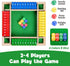 Pesnftr Game,2-4 Kids,8 Shut The Box Player Family Wooden Board Games,Family Math Games for Adults and Dices Classics