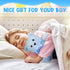 10 Inch Bear Stuffed Animal, First Bear Baby Shower Plush Toy for Wedding Birthday Gift (Blue)