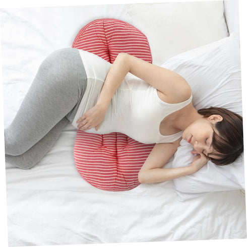 SHOWERORO U-Shaped Pregnancy Pillow for Comfort and Support Multifunctional Rest Cushion for Side Sleeping and Back