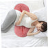 SHOWERORO U-Shaped Pregnancy Pillow for Comfort and Support Multifunctional Rest Cushion for Side Sleeping and Back