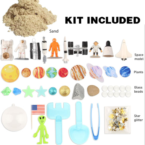 9 3 Space Themed Sensory Bin Filler,Planet Toys for Kids, Universe Solar System for Autistic Children, Space Astronauts