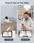 TOAIOHO 4.3' 2-Way 2.4G Baby Monitor with Camera and Audio WiFi/No WiFi: Baby Monitor WiFi Smartphone APP Control