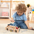 Sproutpia Set 3 Screwdriver Board Montessori Toys for Year Old,Wooden Screw Driver Activities Board, Fine Motor Skills