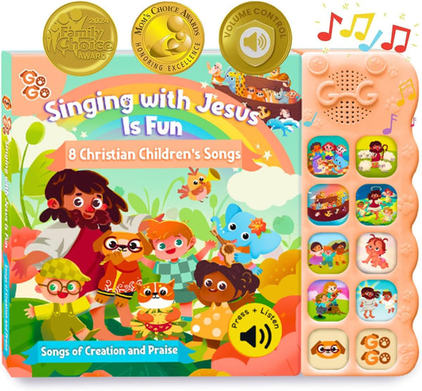GO GO Songs of Creation and Praise: Christian Baby Books with 10