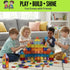 136 2 3-12, Set Magnet Tiles for Kids PCS with Cars Bases, STEM Magnetic Tiles for Toddlers, Educational Learning Toys