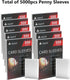 5000 67 94mm 2-5/8'' 3-5/8'' Soft Penny Card Sleeves, x Card Sleeves Fit x Trading Cards, for Baseball Cards, Sports