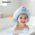 NCXFTP Baby Hair Washing Shield, Bath Visor for Toddlers and Baby Shower Cap, Toddler Hair Washing Shield with Blue