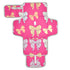 Jihqo Diaper Changing Pad Bows Pink Portable Diaper Mat with Built-in Pillow Travel