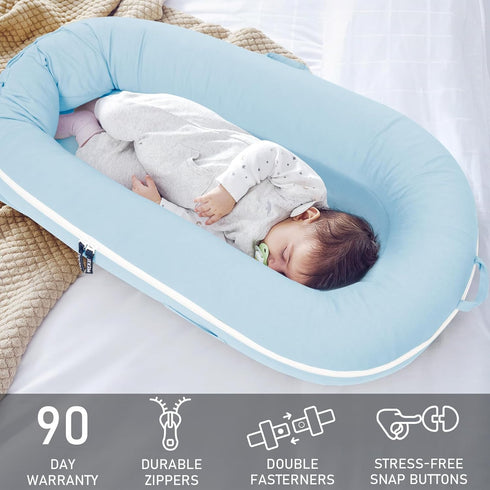Organic Replacement Cover with Waterproof Pad | Premium Quality Spare Cover Certified Organic Cotton | Protects Against