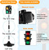1 28.3 Inch 2 1 4 Hiboom Piece Traffic Light Toy in Simulation Safety Traffic Indicator Crosswalk Signal with Lights