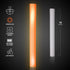 Fun Central LED Foam Sticks - 12 Pack, 16-Inch, 3 Light-Up Modes for Mardi Gras & St Patricks Day (Orange)