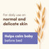 12 oz Aveeno Baby Calming Comfort Moisturizing Body Lotion with Relaxing Lavender & Vanilla Scents, Non-Greasy Baby