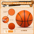 Mini Foam Basketball Replacement Ball for Indoor Basketball Hoop, Orange Soft Basketball Toy for Kids & Toddlers