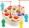 Wooden Magnetic Fishing Game for Toddlers 1-3 - Montessori Learning Toys for Fine Motor Skills, Birthday Gift